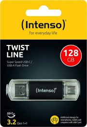 Intenso Twist Line Dual USB-C und USB-A 128 GB Stick