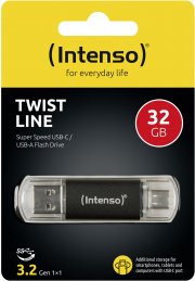 Intenso Twist Line USB 3.2 Gen1 32GB Dual USB-Stick
