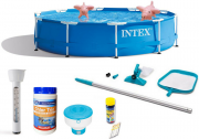 INTEX 28200NP - Metal-Frame Pool 305x76cm 4.485 Liter + umfangreiches Zubeh&ouml;r