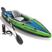 Intex 68305 Kajak Challenger K1 Set Schlauchboot + Alu-Paddel + Pumpe f&uuml;r 64,50&euro; inkl. Versand