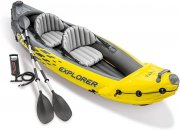 Intex Explorer K2 Kayak f&uuml;r 2 Personen inkl. Paddel und Pumpe