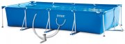 Intex Frame Pool Set Prism Rectangular 450 x 220 x 84cm 7.127 Liter inkl. Kartuschenfilteranlage