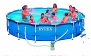 Intex Metal Frame Pool (28202GN) mit 305x76cm inkl. Fil&shy;ter&shy;pum&shy;pe f&uuml;r 70,90&euro; (statt 85&euro;) 