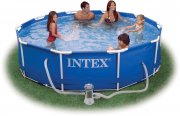 Intex Metal-Frame Pool 305x76cm 4485 Liter Aufstellpool mit Filterpumpe