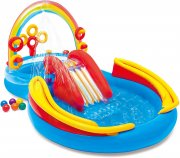 Intex Rainbow Ring Play Center - Kinder Aufstellpool - Planschbecken - 297 x 193 x 135 cm