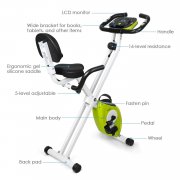 INTEY Fitness Fahrrad Heimtrainer mit Handpuls-Sensoren, mit Gutschein nur 99,99 statt 139,99&euro;