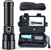 &lrm;Inverkey XHP70 wiederaufladbare Taktische 10000 Lumen LED Taschenlampe mit Holster
