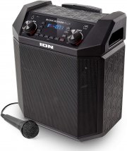 ION Audio Block Rocker Plus 100 Watt Bluetooth Lautsprecher mit Radio und Mikrofon