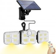 IOSICAM 122 LED Solarstrahler mit Fernbedienung und Bewegungsmelder