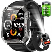IOWODO Milit&auml;r-Smartwatch mit 100 Tagen Akku f&uuml;r 39,99&euro;