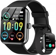 IOWODO R50 Smartwatch und Fitnessuhr mit Telefonfunktion f&uuml;r iOS & Android