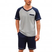 Irdcomps Herren-Shorty-Schlafanzug aus Baumwolle f&uuml;r 14,24&euro;