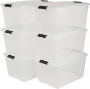 IRIS, 6er-Set stapelbare Aufbewahrungsboxen 'Top Box' f&uuml;r 49,52&euro; statt 58,99&euro;