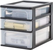 Iris OCH-2021 Schubladencontainer mit 3 Schubladen im Format A4