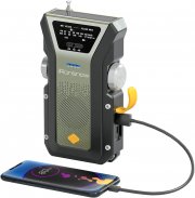 iRonsnow Solar und Kurbel Notfallradio und 4000mAh Powerbank