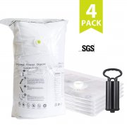 ISENPENK 4 St&uuml;ck Vakuumbeutel Aufbewahrungsbeutel 56x80cm mit Handpumpe f&uuml;r 8&euro;