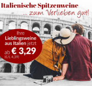 Italienische Spitzenweine jetzt schon ab 3,49 Euro bei Weinvorteil 