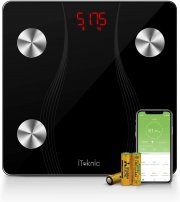 iTeknic Smart Digital Bluetooth K&ouml;rperwaage mit APP f&uuml;r iOS & Android