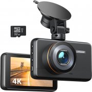 iZEEKER iD400 4K Dashcam mit Super-Nachtsicht, WDR, Notfallaufzeichnung, Park&uuml;berwachung