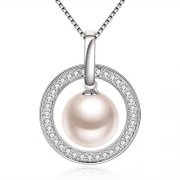  J.Ros&eacute;e, Halskette Anh&auml;nger 925er Silber Zirkonia S&uuml;&szlig;wasserzuchtperle "Venus" f&uuml;r 15,87&euro;