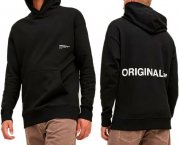 Jack & Jones 12216042 Herren Langarm Kapuzen-Pullover