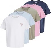 JACK & JONES 5er Pack T-Shirts f&uuml;r nur 14,98&euro;