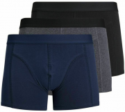Jack & Jones Boxershorts 3er-Pack in schwarz, blau oder grau