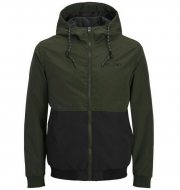 Jack & Jones Erush leichte Herren &Uuml;bergangsjacke mit Kapuze