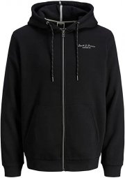 Jack & Jones Loopback Hoodie in grau, balu oder schwarz