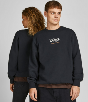 Jack & Jones Loopback Logo Sweatshirts in 5 Farben ausw&auml;hlbar