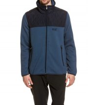 Jack Wolfskin Fleece-Jacke Mackenzie, Stehkragen, dark sky f&uuml;r 79,12&euro; statt 118,46&euro;