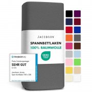 Jacobson Jersey Spannbettlaken (140x200) f&uuml;r nur 10,99&euro;