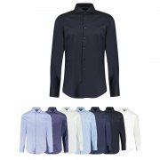 Jacques Britt Herren Hemd Roma Custom Fit Slim Fit