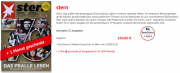 Jahresabo mit 53 Ausgaben des &bdquo;stern&ldquo; f&uuml;r 260&euro;