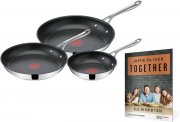 Jamie Oliver by Tefal Cook's Direct On Pfannen-Set 20/24/28 cm + Rezeptheft