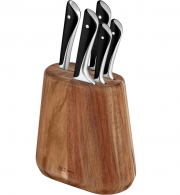 Jamie Oliver K267S556 by Tefal 5-teiliges K&uuml;chenmesser-Set + Block