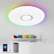 JDONG RGB + Kalt bis Warmwei&szlig; LED Deckenlampe steuerbar per App, Alexa u. Fernbedienung