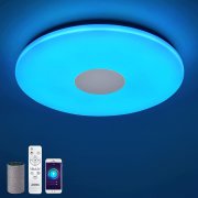 JDONG RGB WiFi Smart Deckenleuchte mit Music Sync und kompatibel mit Alexa und Google Home