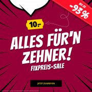 JEDES TEIL nur 10 Euro - Bis zu 93% Rabatt im Mega-Sale im SportSpar Shop