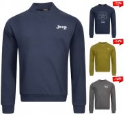 Jeep Herren Sweatshirts in vielen Farben aus 100% Baumwolle