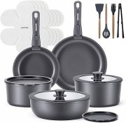 JEETEE Topf- und Pfannenset (20-tlg.) mit abnehmbarem Griff f&uuml;r 71,99&euro;