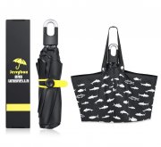 Jerrybox Regenschirm, Verwandelt sich in eine Tragetasche f&uuml;r 6,99&euro; mit Prime
