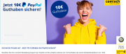 Jetzt 10&euro; Guthaben mit PayPal Bezahlung sichern ab 100,- &euro; Einkauf bei comtech.de