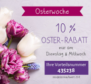 Jetzt 10% Osterrabatt ab 25 Euro Mindesteinkaufswert bei "Die moderne Hausfrau" erhalten