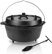 Jiubiaz Dutch Oven 9,8L (Topf + Deckel) mit Deckelheber