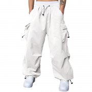 JMIERR Cargohose f&uuml;r Herren in Wei&szlig; (Gr&ouml;&szlig;e S) f&uuml;r nur 23,32&euro;