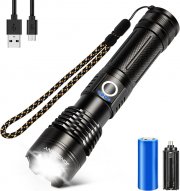 JONSDANY aufladbare 15000 Lumen LED Taschenlampe