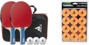  Joola Duo -Tischtennis-Set + Joola Training 12er Blister Tischtennis-B&auml;lle