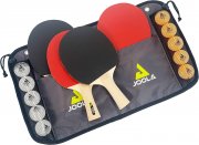 Joola Family - Tischtennis-Set mit 4 Tischtennisschl&auml;gern, Tischtennisb&auml;llen und Tragetasche