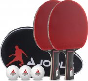 Joola Match Pro Duo Tischtennis Set mit 2 Tischtennisschl&auml;ger + 3 Tischtennisb&auml;lle